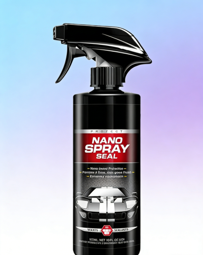 Car Ceramic Coating Spray: Mirror-Like Gloss & Instant Hydrophobic Rain Repellent, Ultimate UV Shield & 180-Day Protection