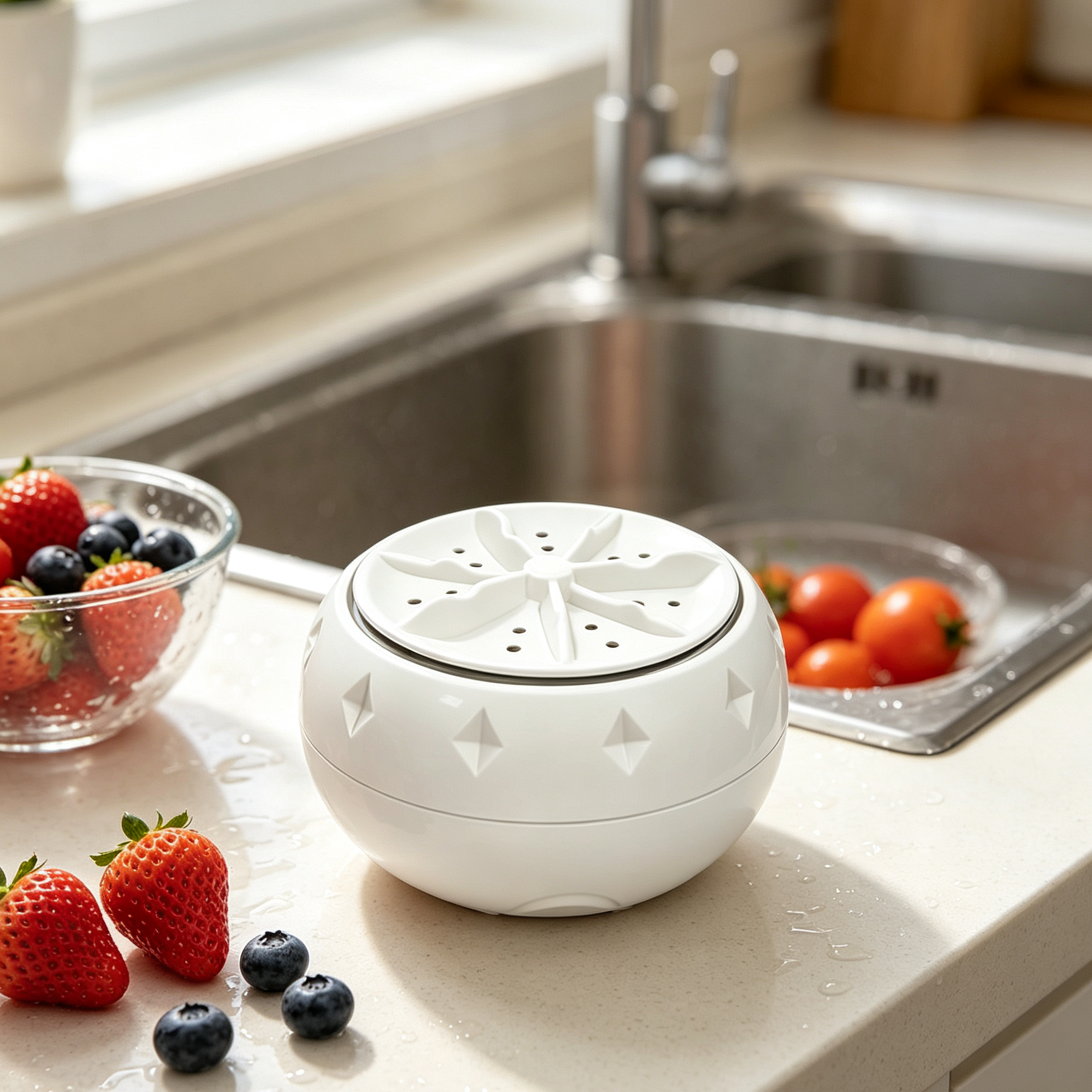 Ultrasonic Fruit and Vegetable Cleaner – Advanced Hydrocyclone Purifier