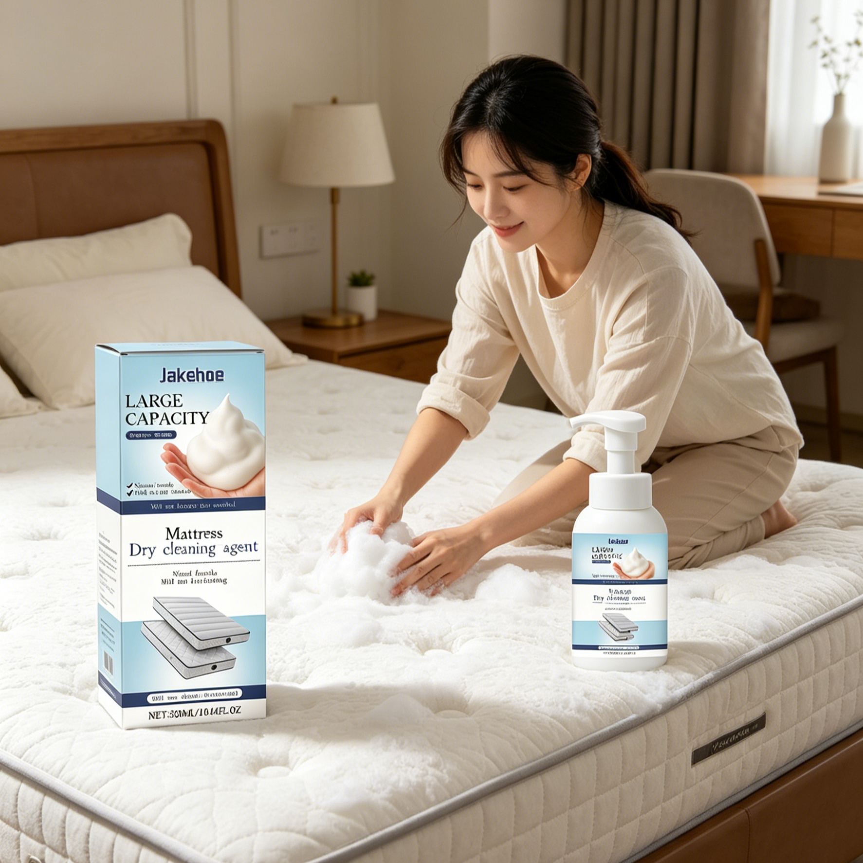 Waterless Mattress Stain Remover Spray | Quick Dry No-Wash Bed Cleaner for Sweat & Urine