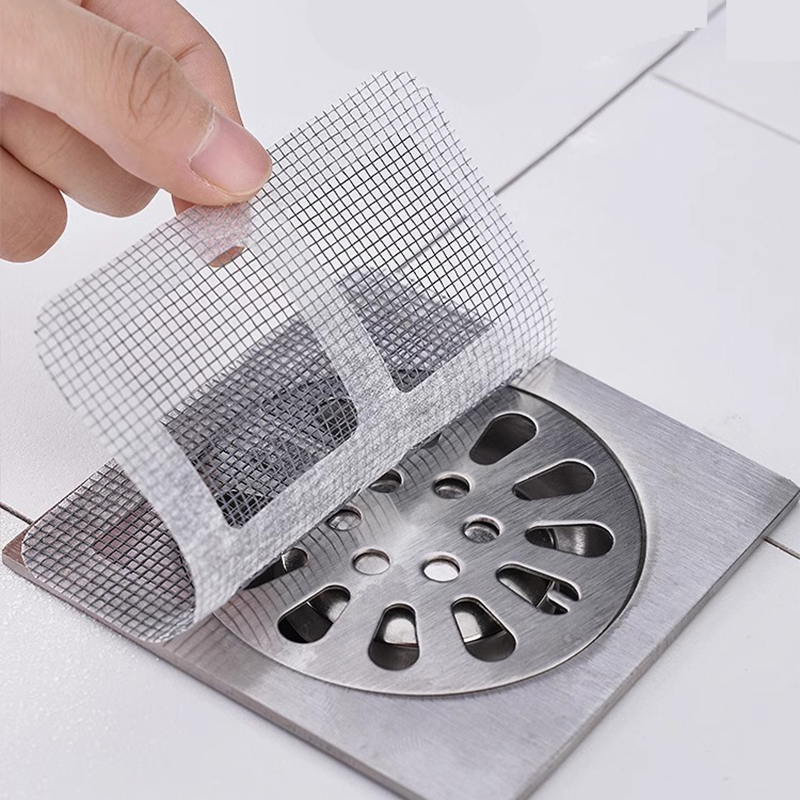 Disposable self-adhesive floor drain stickers