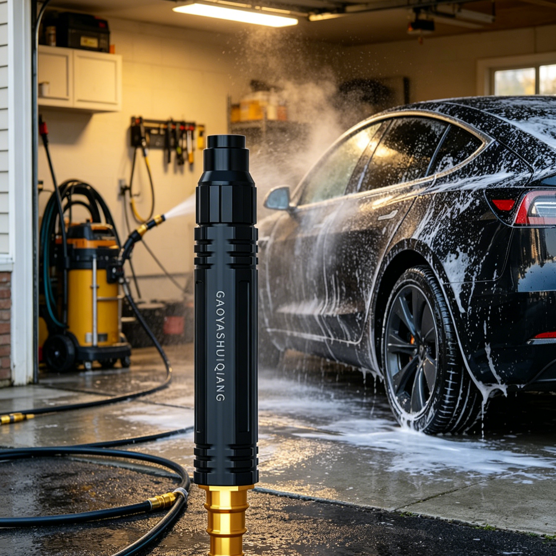 High-Pressure Water Gun | Heavy Duty Car Wash Sprayer | Multi-Functional Home Cleaning Tool