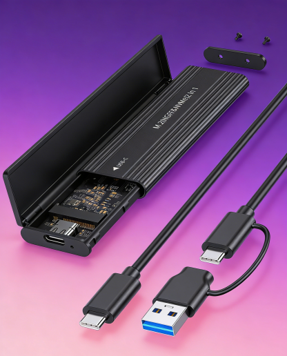 Ultra-Fast Mini Portable SSD | Large Capacity External Hard Drive | High-Speed USB 3.1 Data Transfer for Laptop, Phone & Tablet