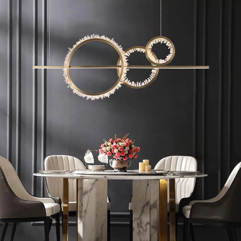Rock Crystal Gear Chandelier - LightingSide