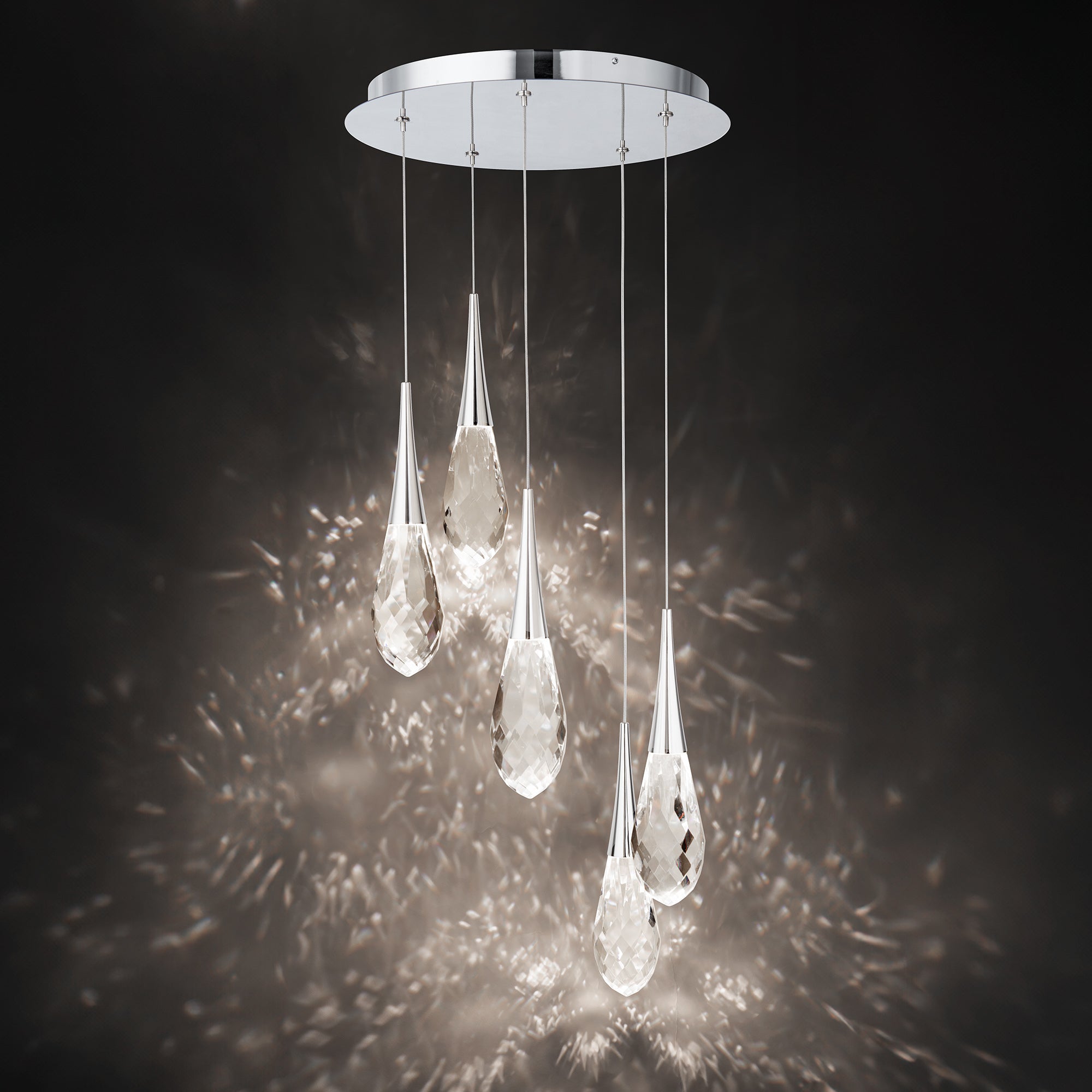 LightingSide Hibiscus BPD21205 Multi-Light Pendant