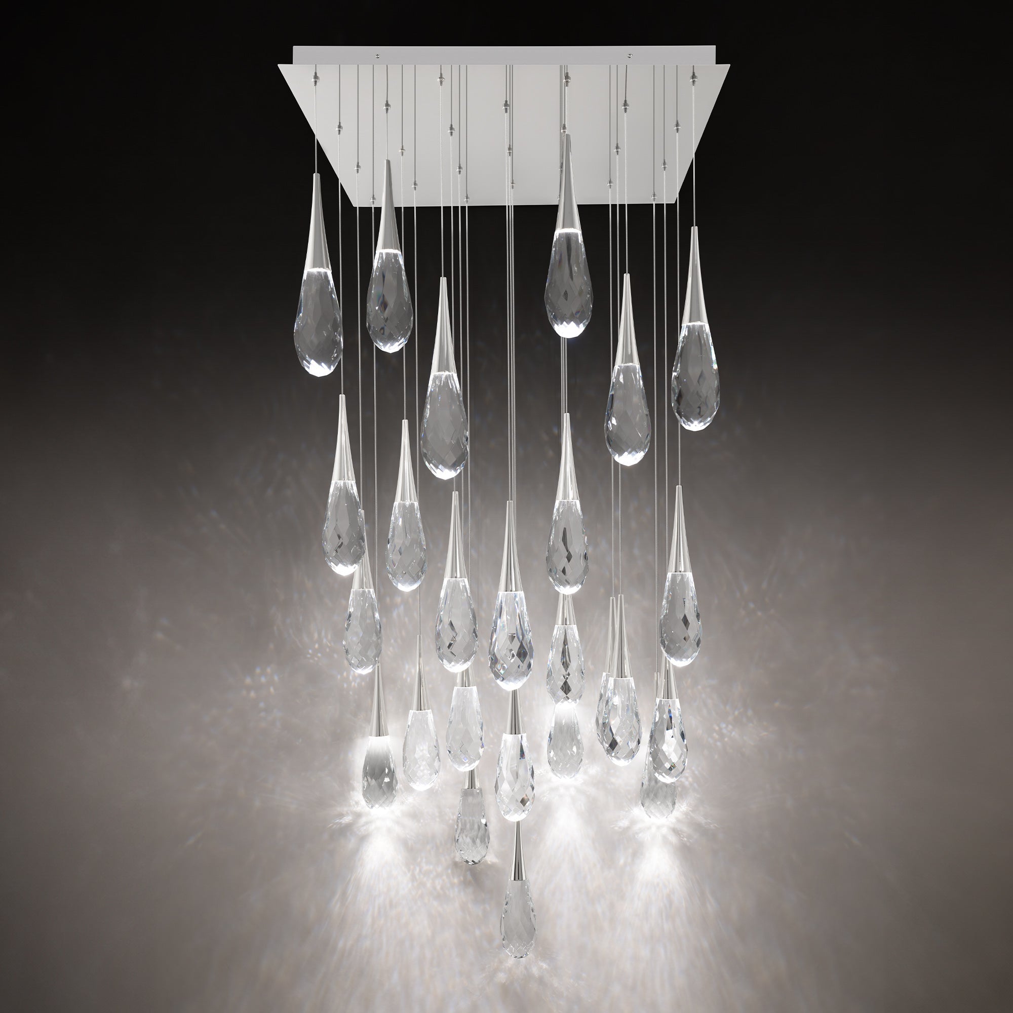 LightingSide Hibiscus BPD21225S Multi-Light Pendant