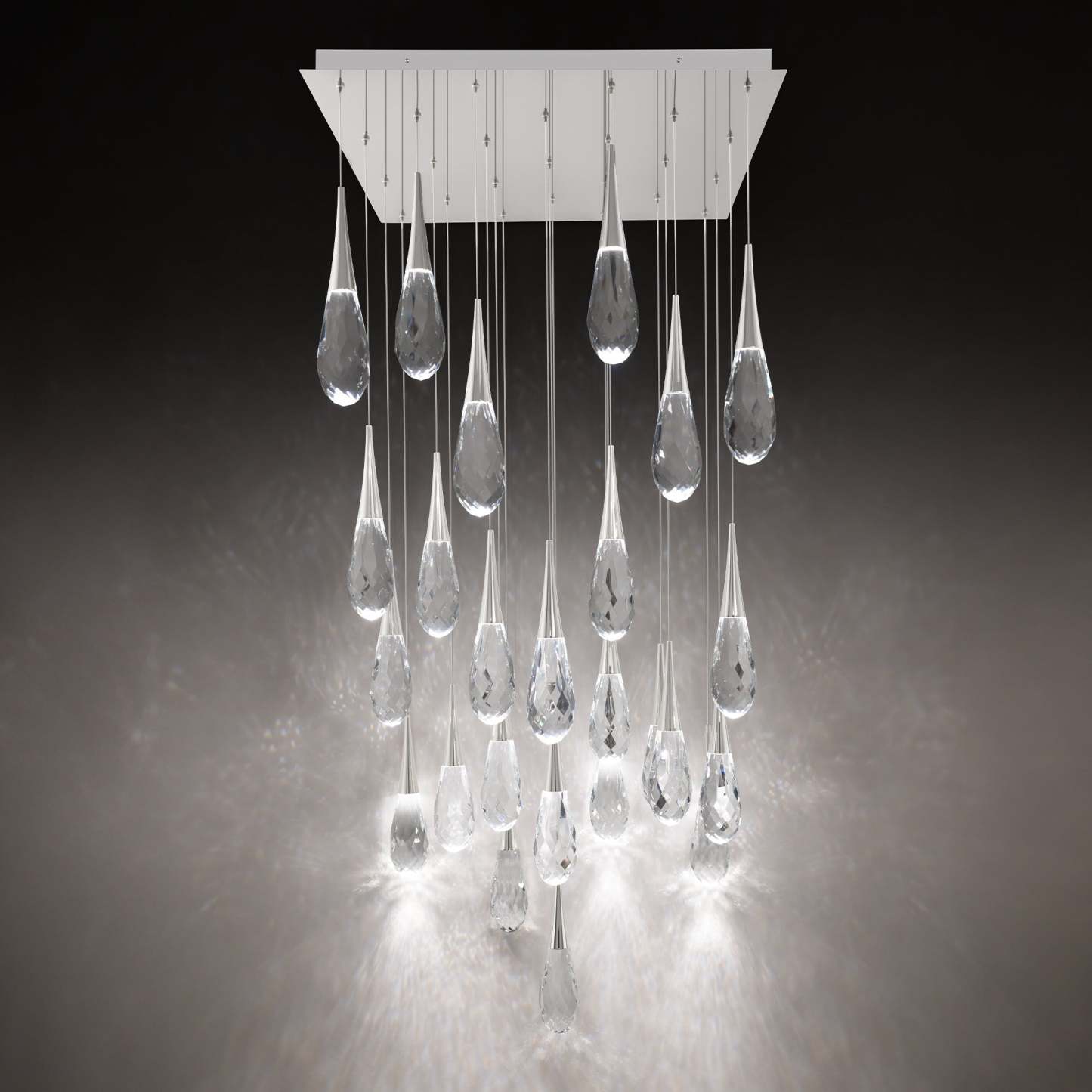 LightingSide Hibiscus BPD21225S Multi-Light Pendant