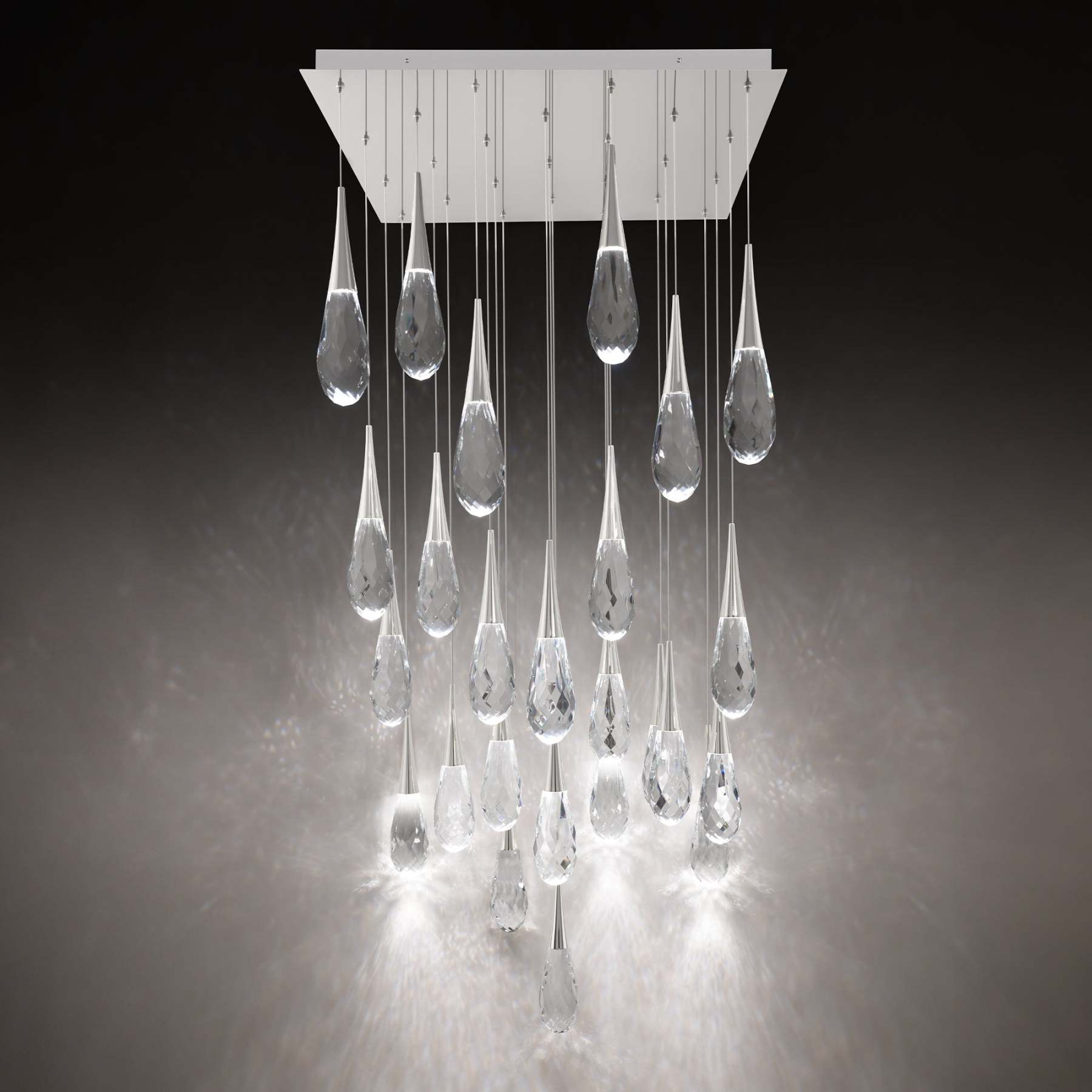 LightingSide Hibiscus BPD21225S Multi-Light Pendant