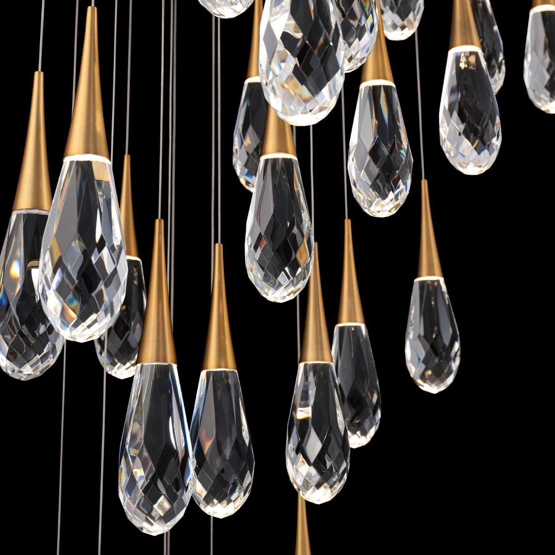 LightingSide Hibiscus BPD21241S Multi-Light Pendant