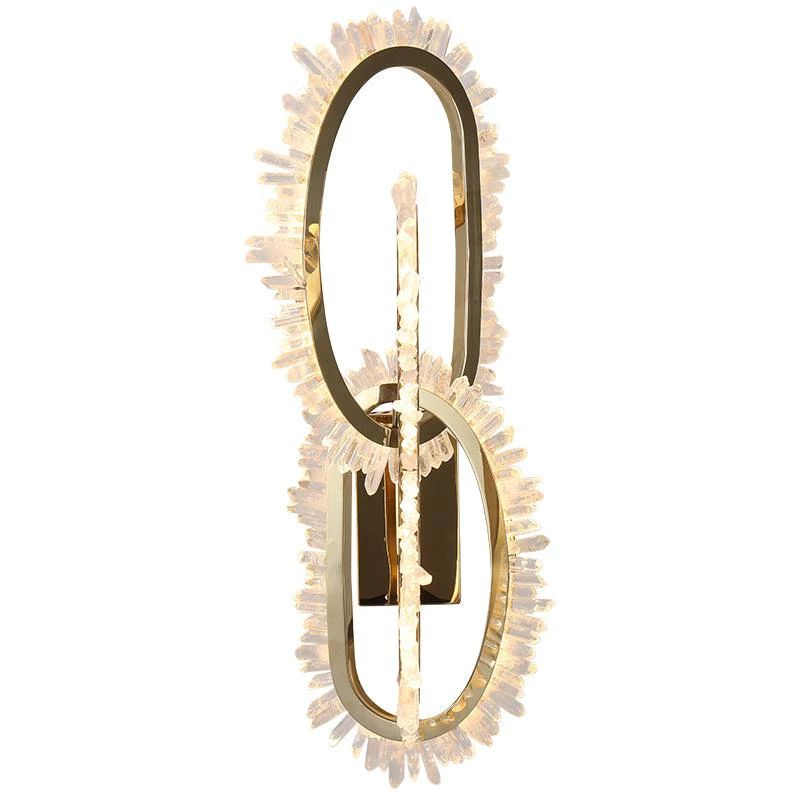Rock Crystal Unique Modern Wall Sconce - LightingSide