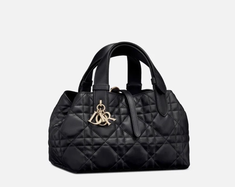 𝐃𝐢𝐨𝐫 • 𝐓𝐨𝐮𝐣𝐨𝐮𝐫𝐬黑色牛皮手袋