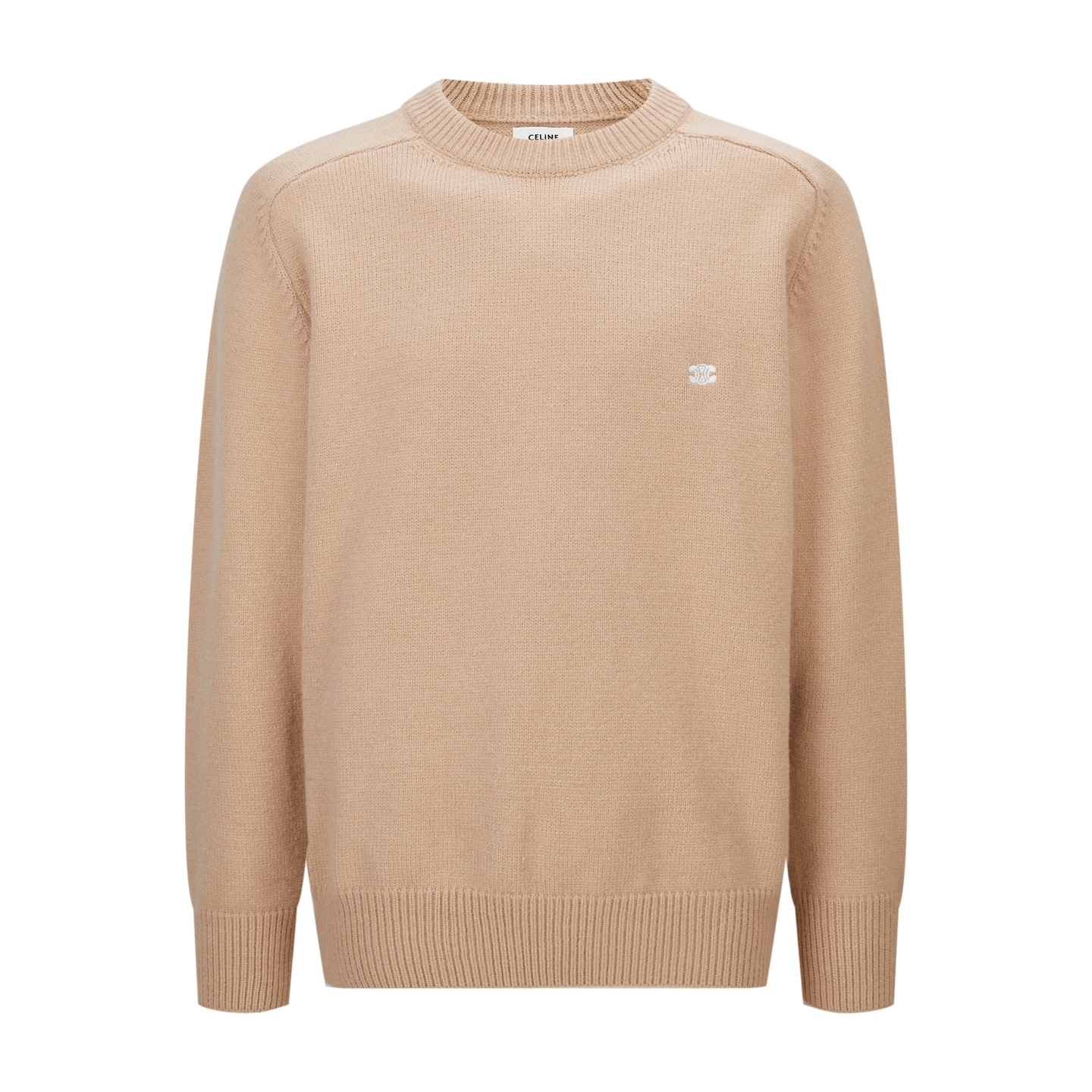 馬海毛針織提花開襟衫