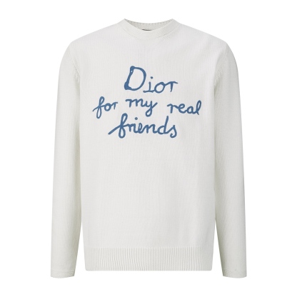 朋友刺繡針織毛衣