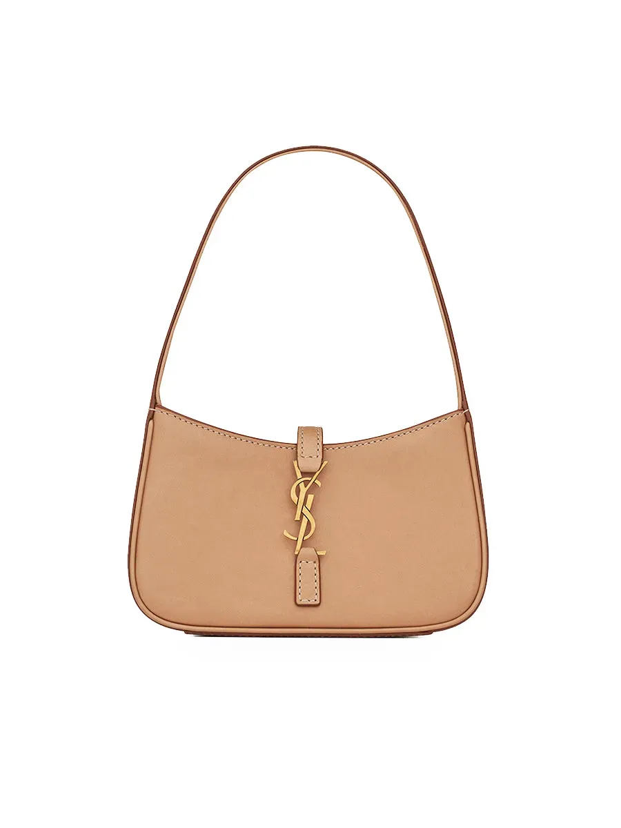 Y Le 5 a 7 Mini Hobo Bag in Smooth Leather