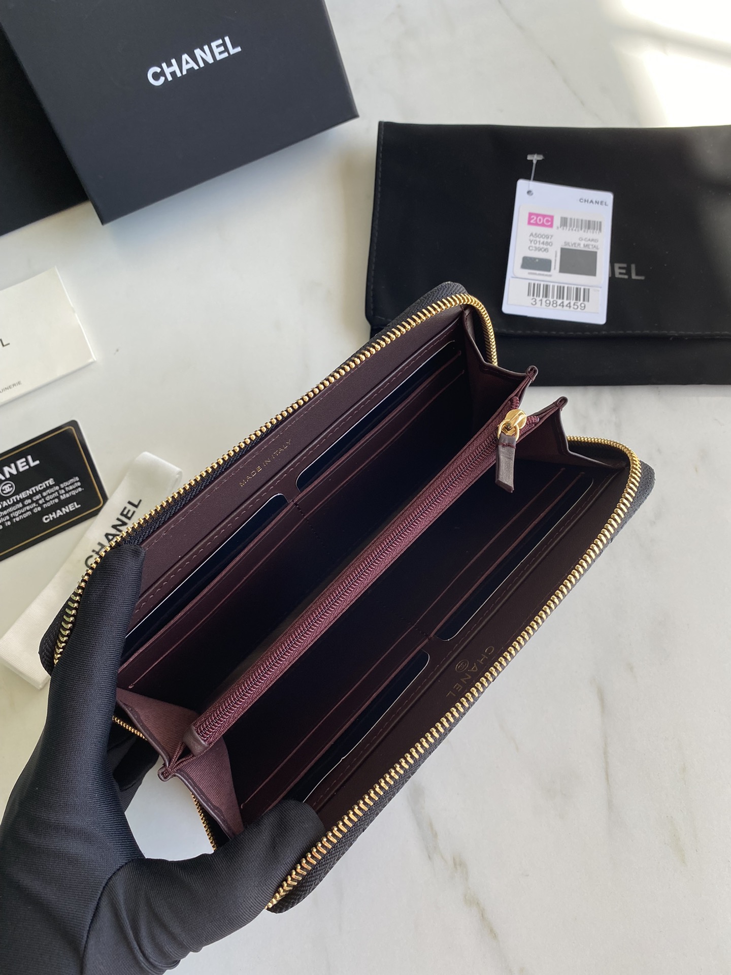 經典cf長款錢包