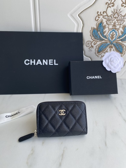  小拉鏈菱格零錢包