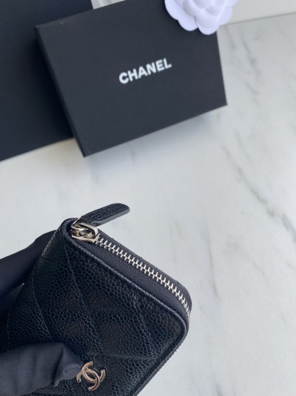  小拉鏈菱格零錢包