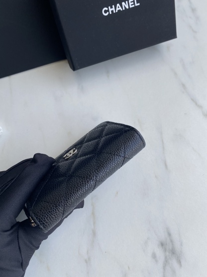  小拉鏈菱格零錢包