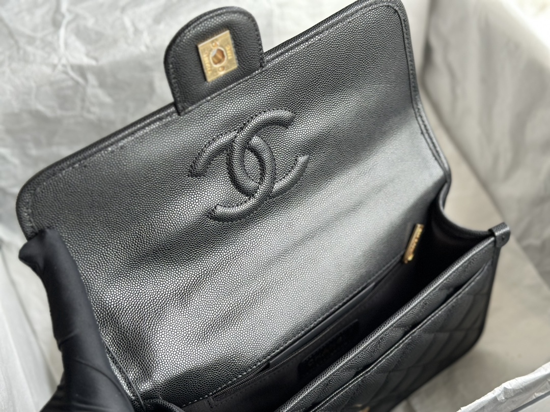 荔枝紋牛皮郵差包/豆腐包