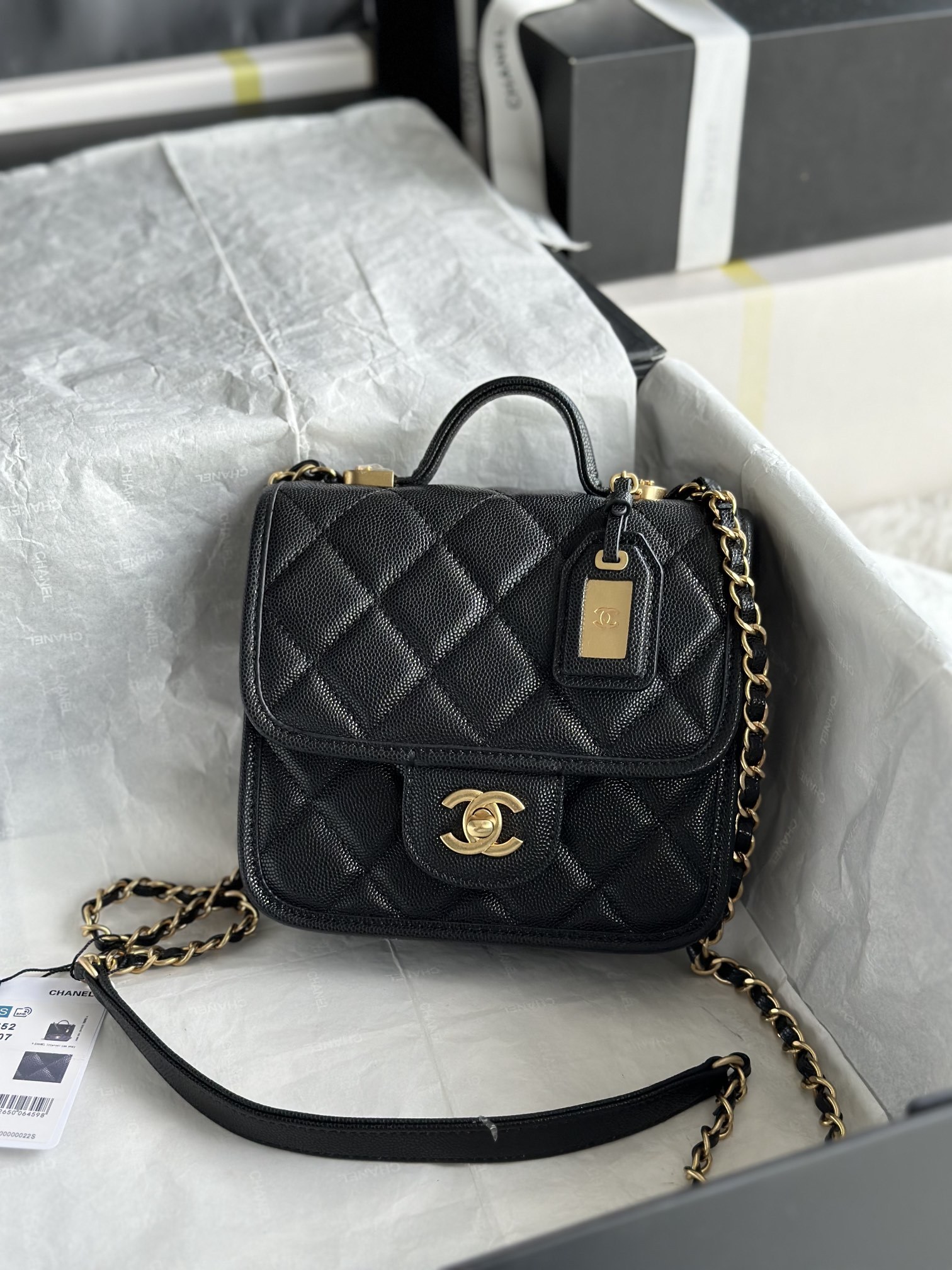 荔枝紋牛皮郵差包/豆腐包