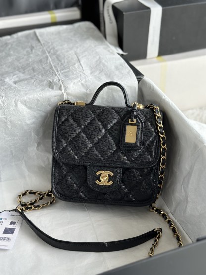 荔枝紋牛皮郵差包/豆腐包