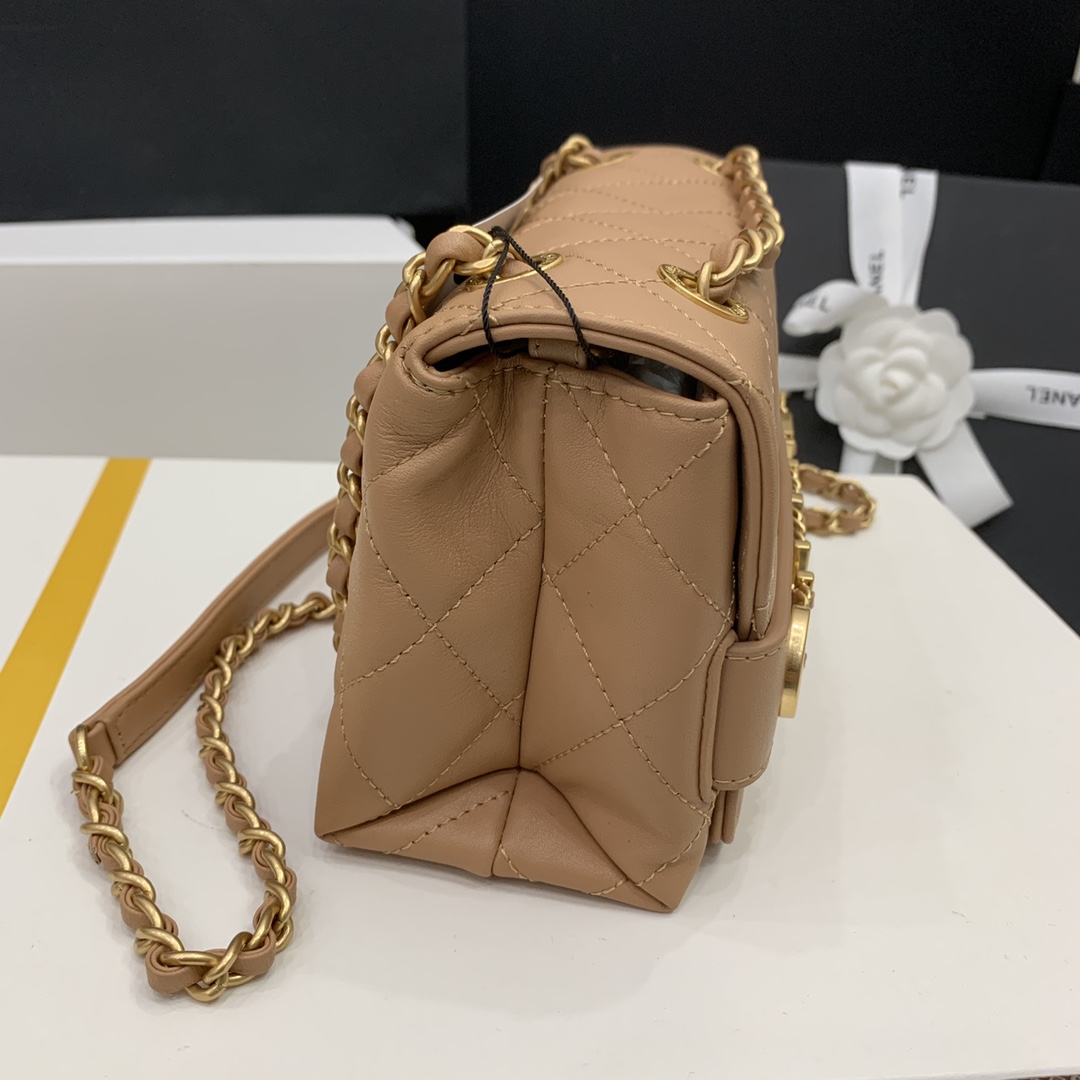 單肩斜挎字母包