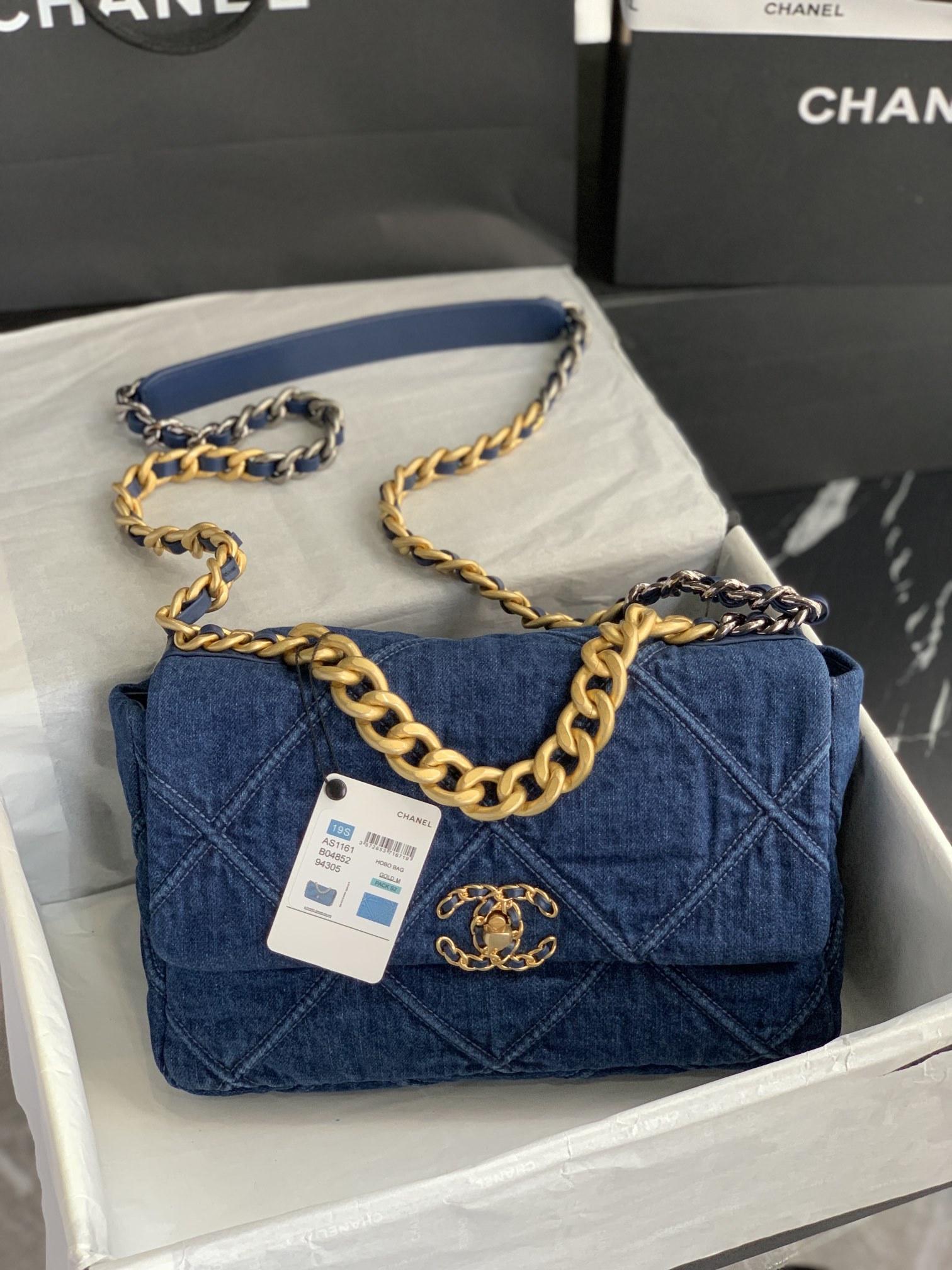 Classic Bag  1161牛仔布系列中號