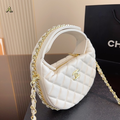 呼啦圈鏈條手拿包