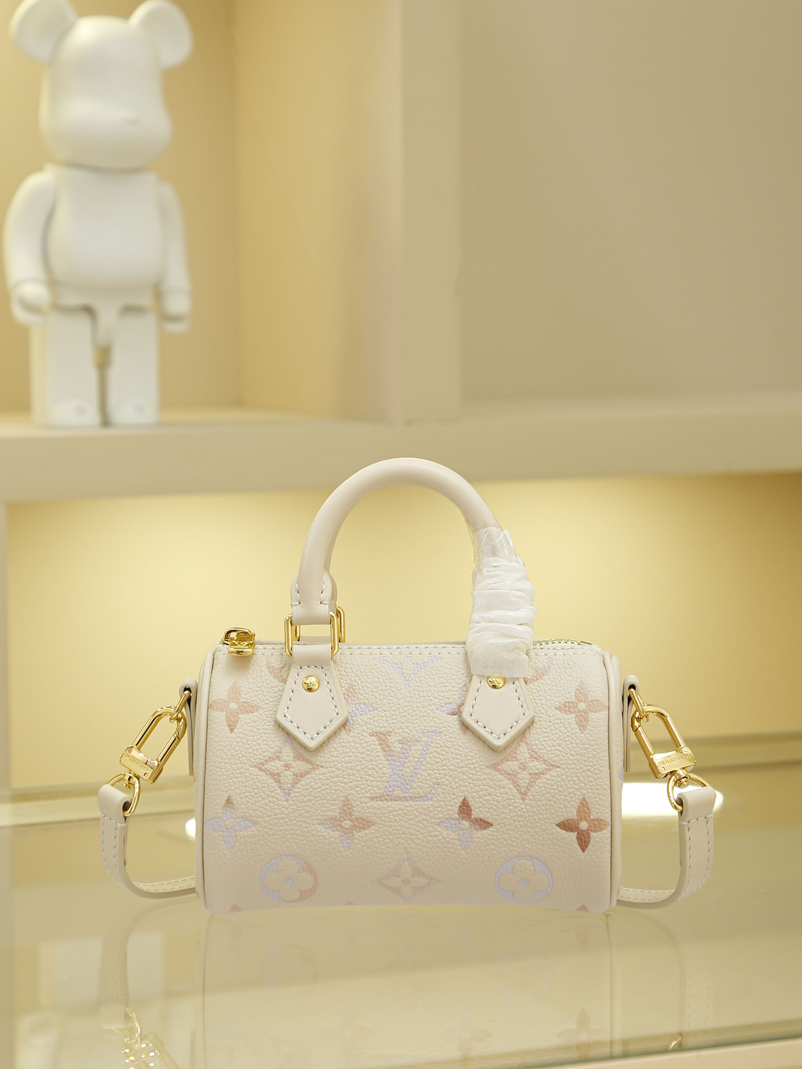 米白漸變色枕頭包