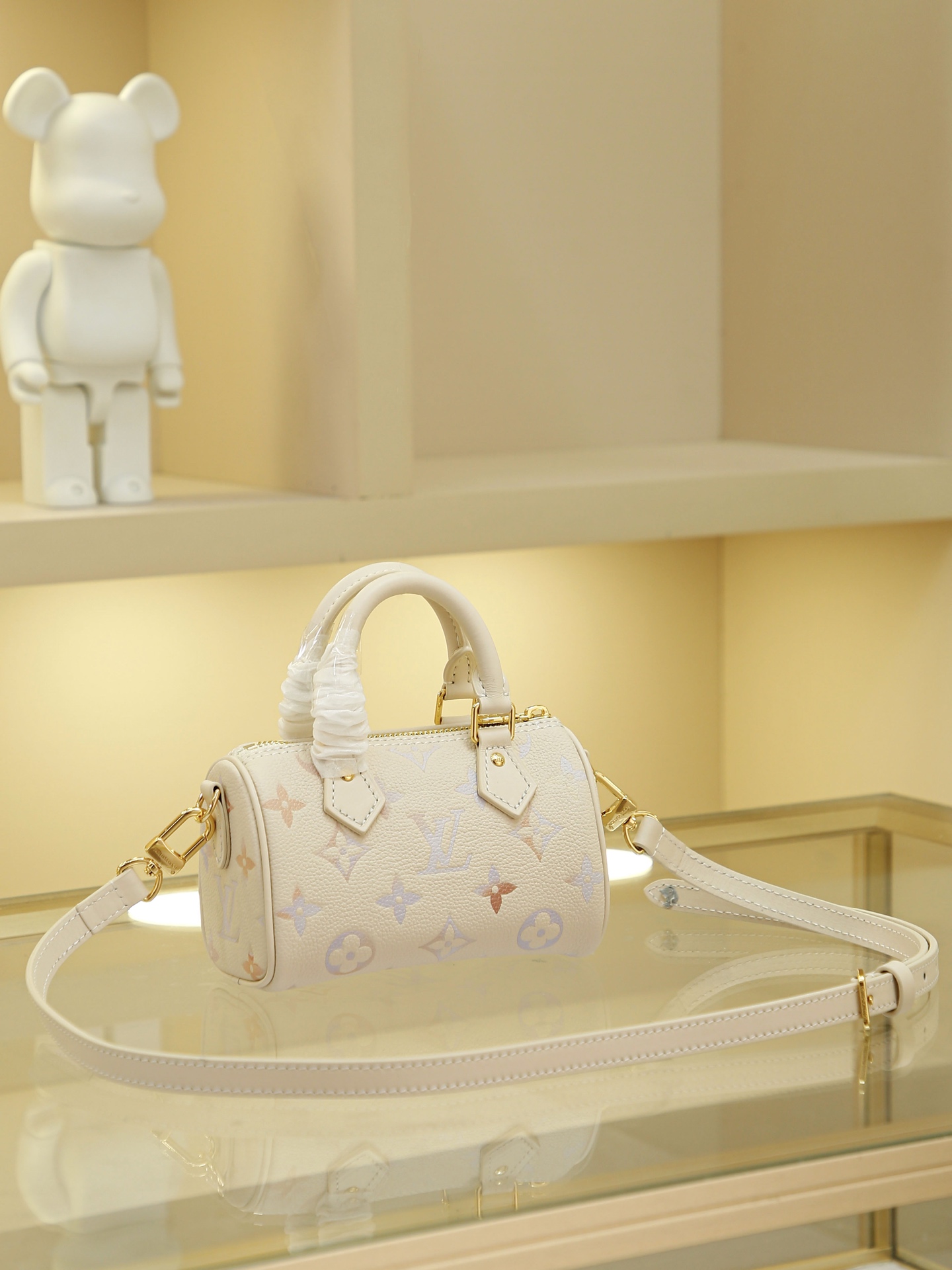 米白漸變色枕頭包