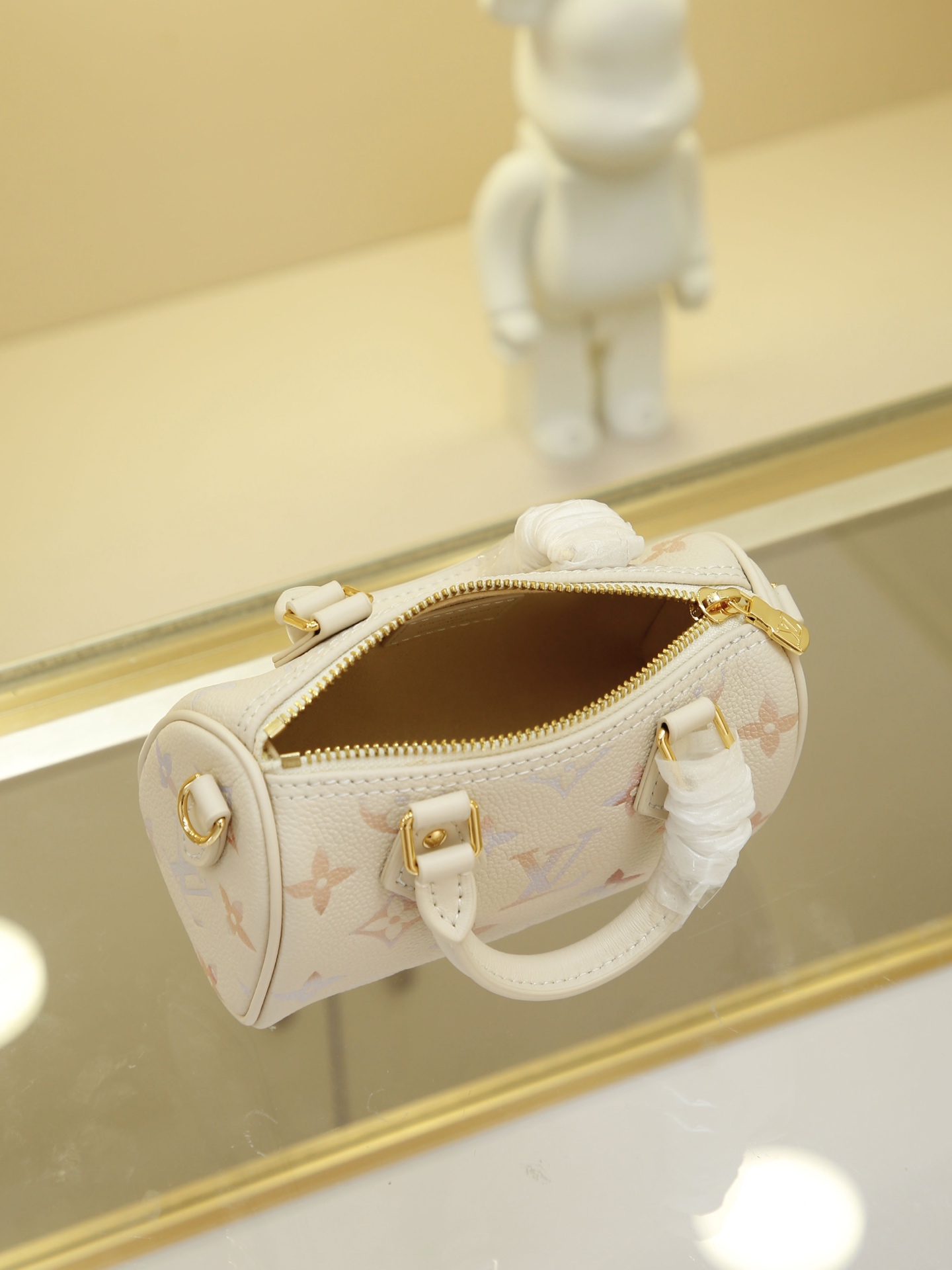 米白漸變色枕頭包