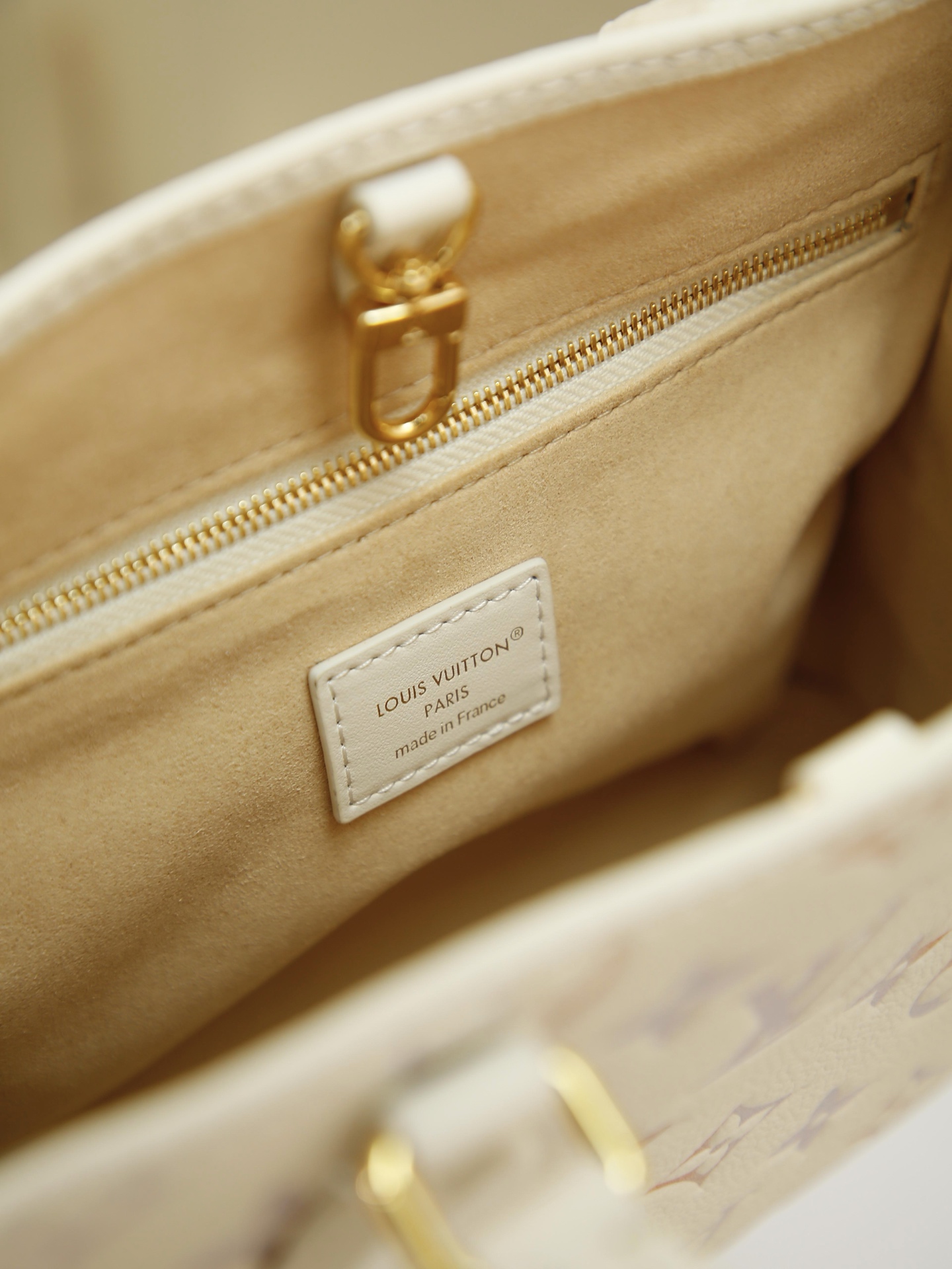 米白漸變四方包