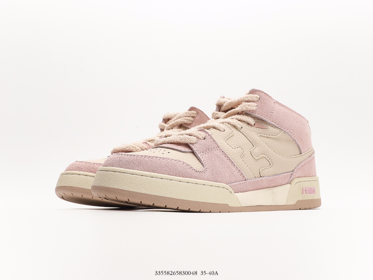 芬迪FENDI Match sneaters高幫運動鞋