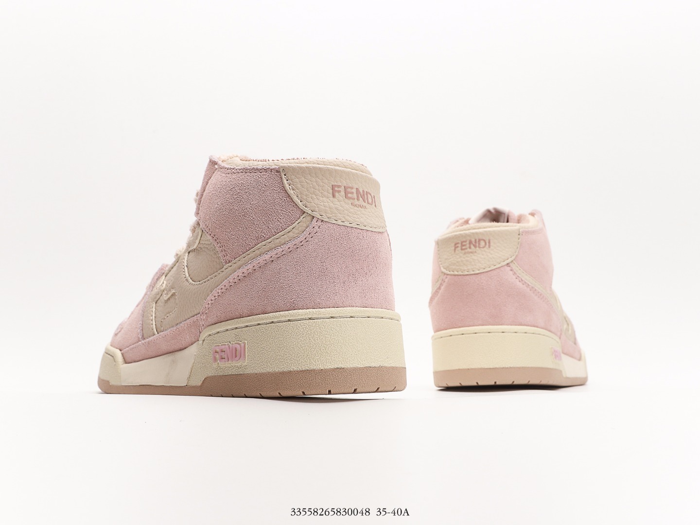 芬迪FENDI Match sneaters高幫運動鞋