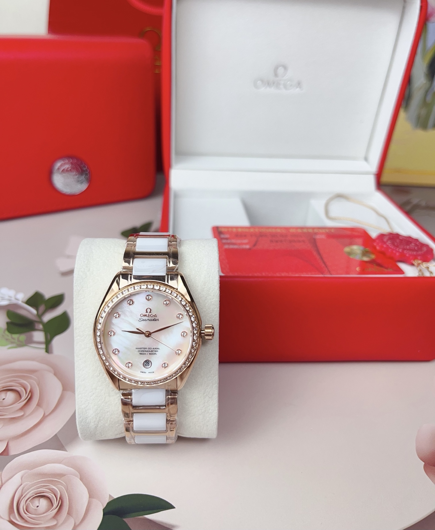 歐米茄 OMEGA時尚石英女錶