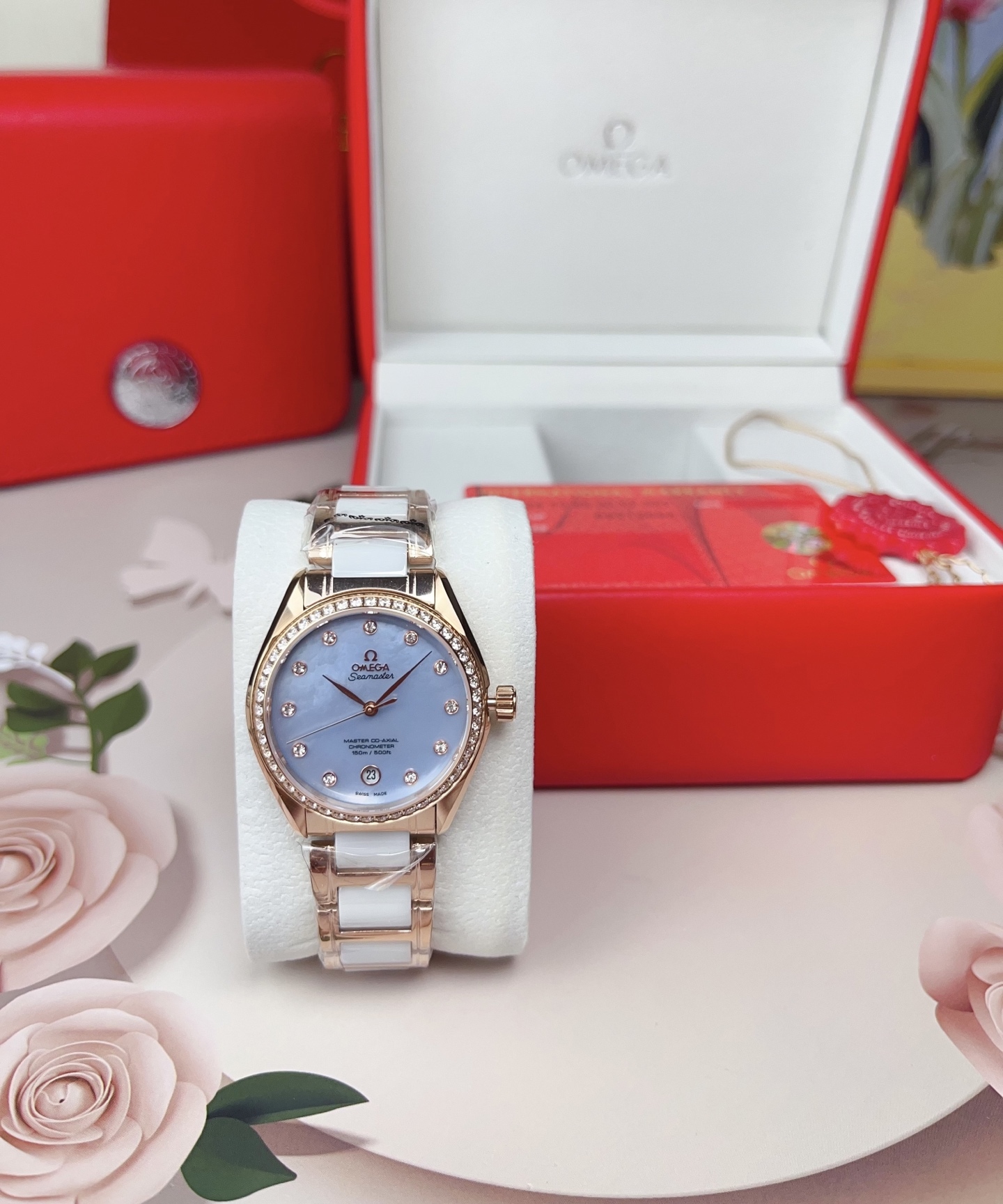 歐米茄 OMEGA時尚石英女錶