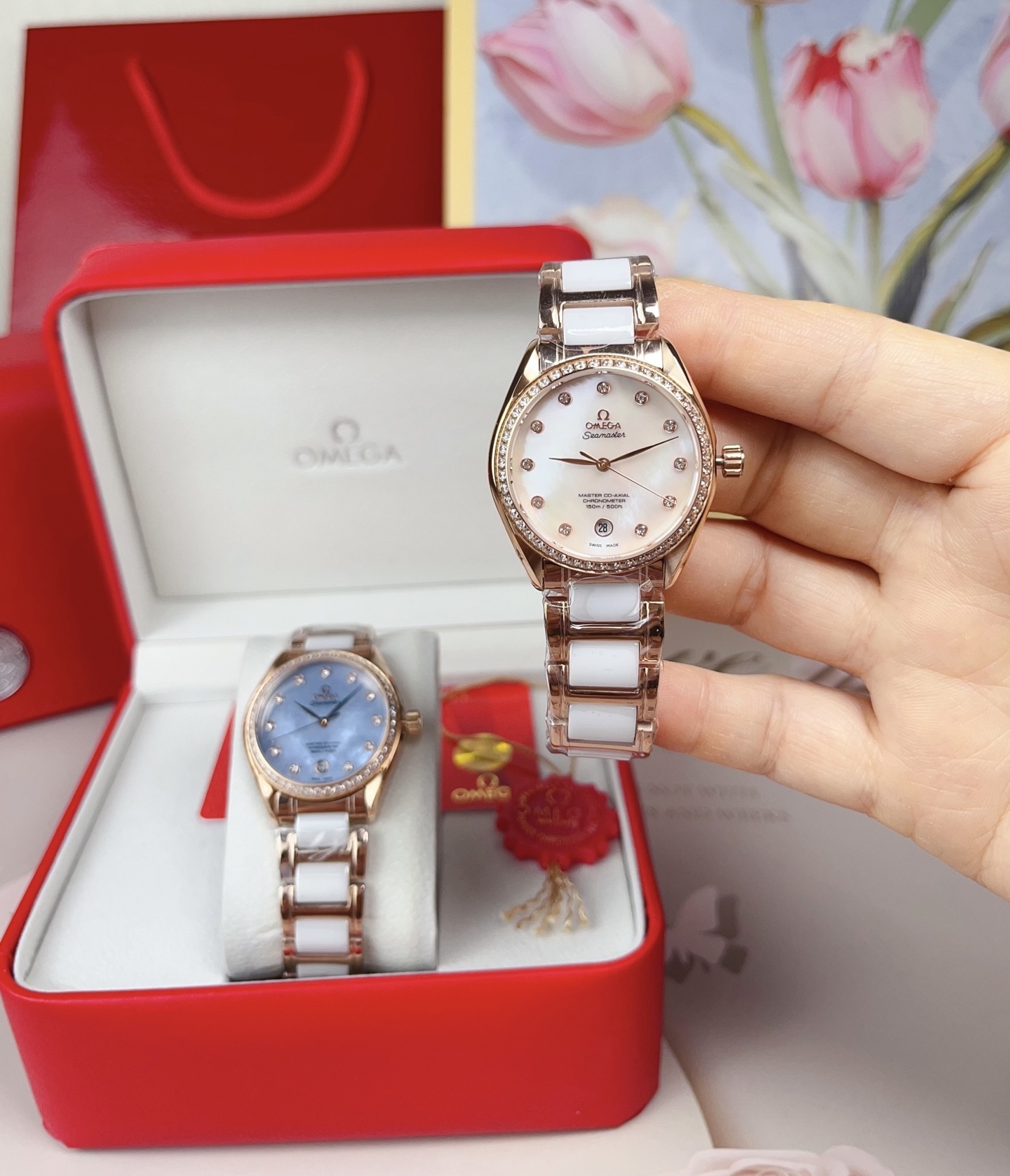 歐米茄 OMEGA時尚石英女錶