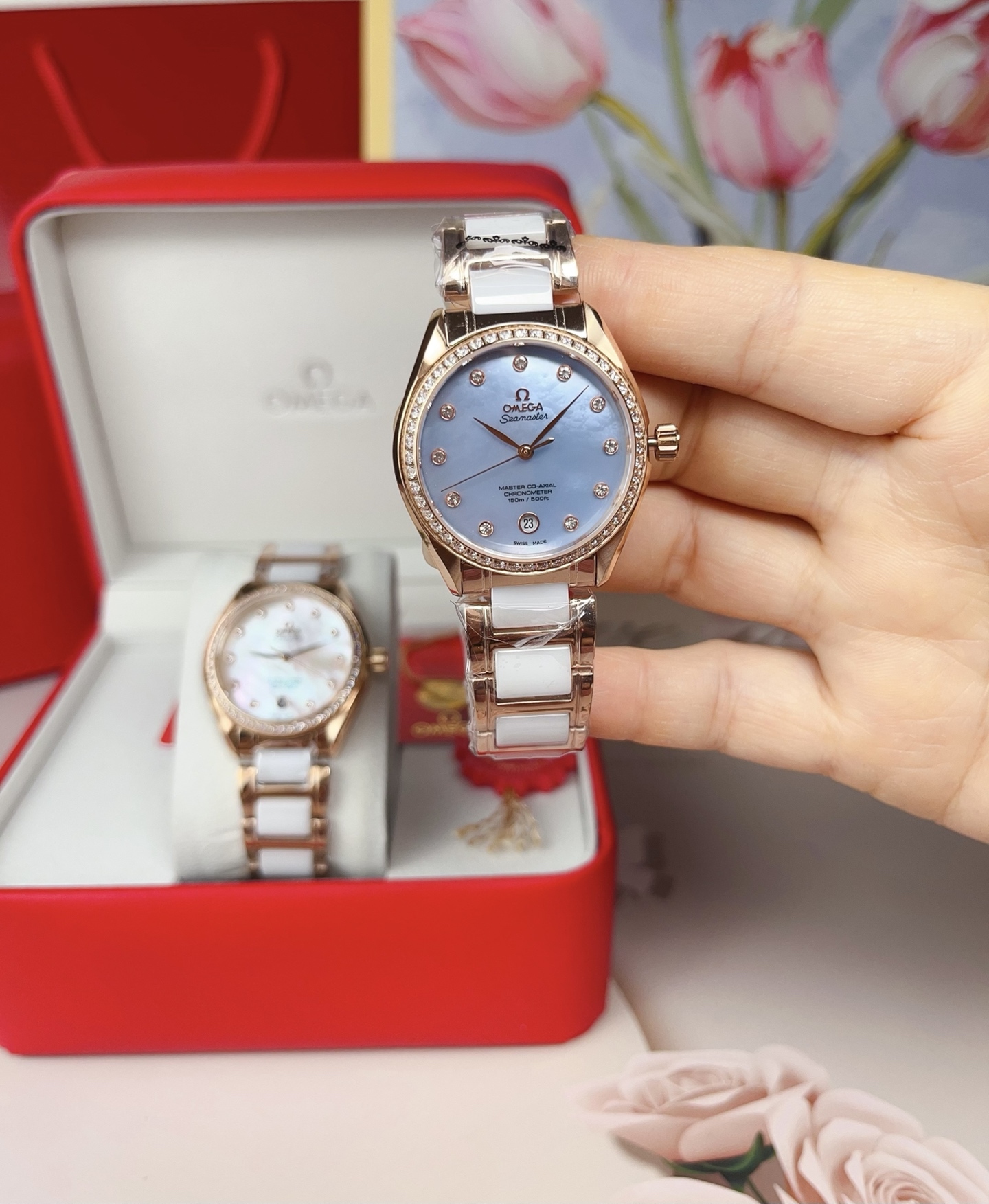 歐米茄 OMEGA時尚石英女錶