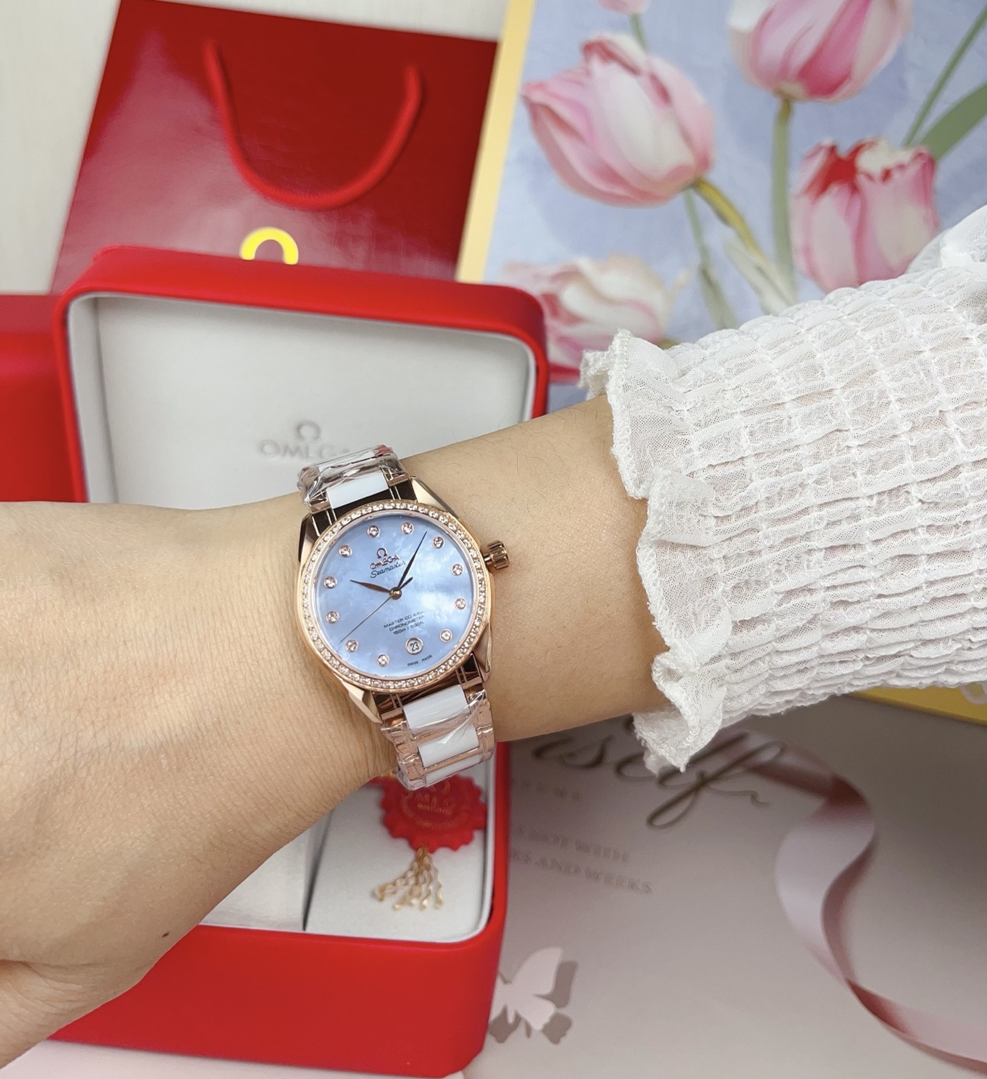 歐米茄 OMEGA時尚石英女錶