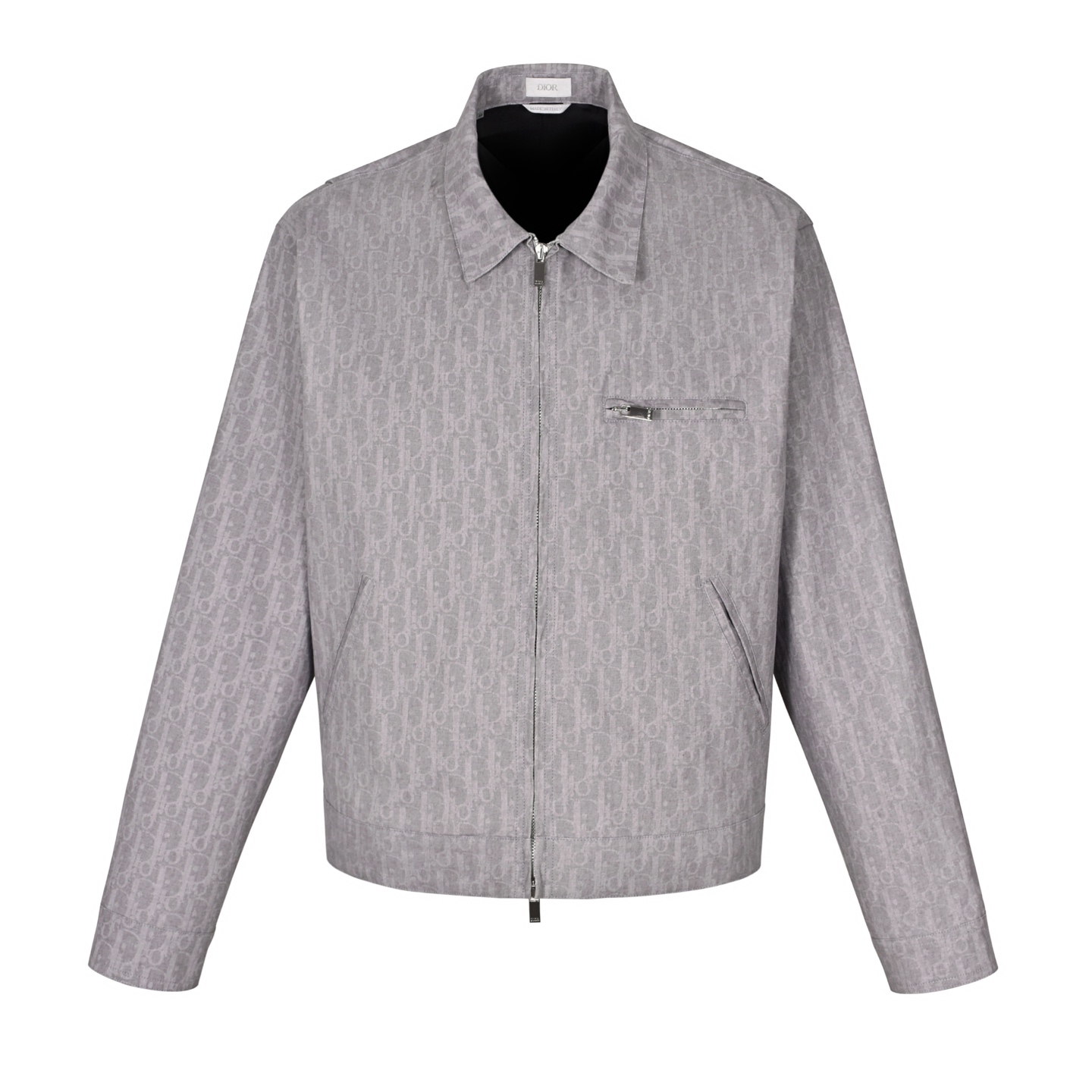 CD 25SS滿印提花牛仔襯衫（灰色）