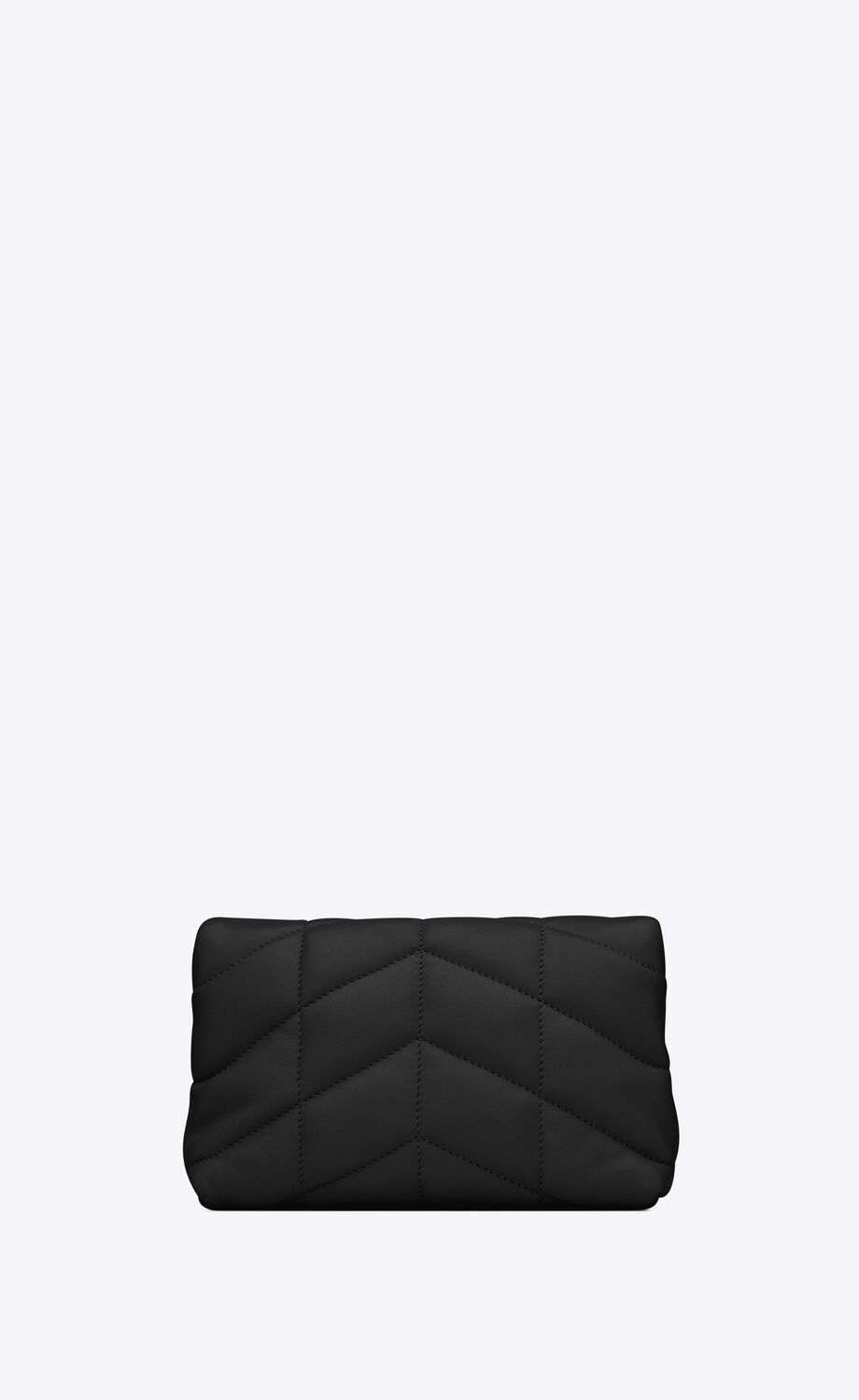 Y Puffer Small Pouch in Quilted Lambskin