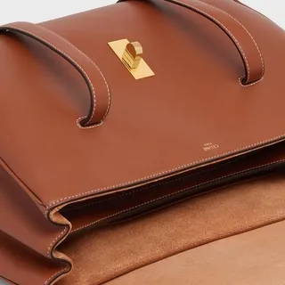 MEDIUM SOFT 16 BAG IN SMOOTH CALFSKIN TAN