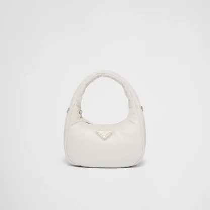 PP Soft padded nappa leather mini-bag - Citron Green