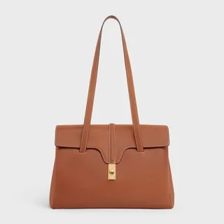 MEDIUM SOFT 16 BAG IN SMOOTH CALFSKIN TAN