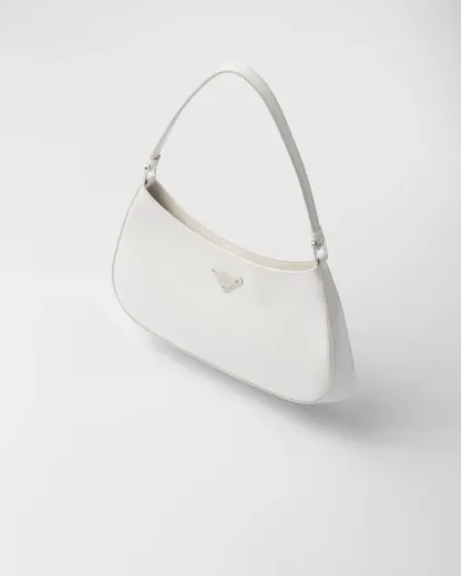 PP Cleo brushed leather shoulder bag - White