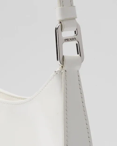 PP Cleo brushed leather shoulder bag - White