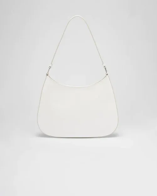 PP Cleo brushed leather shoulder bag - White