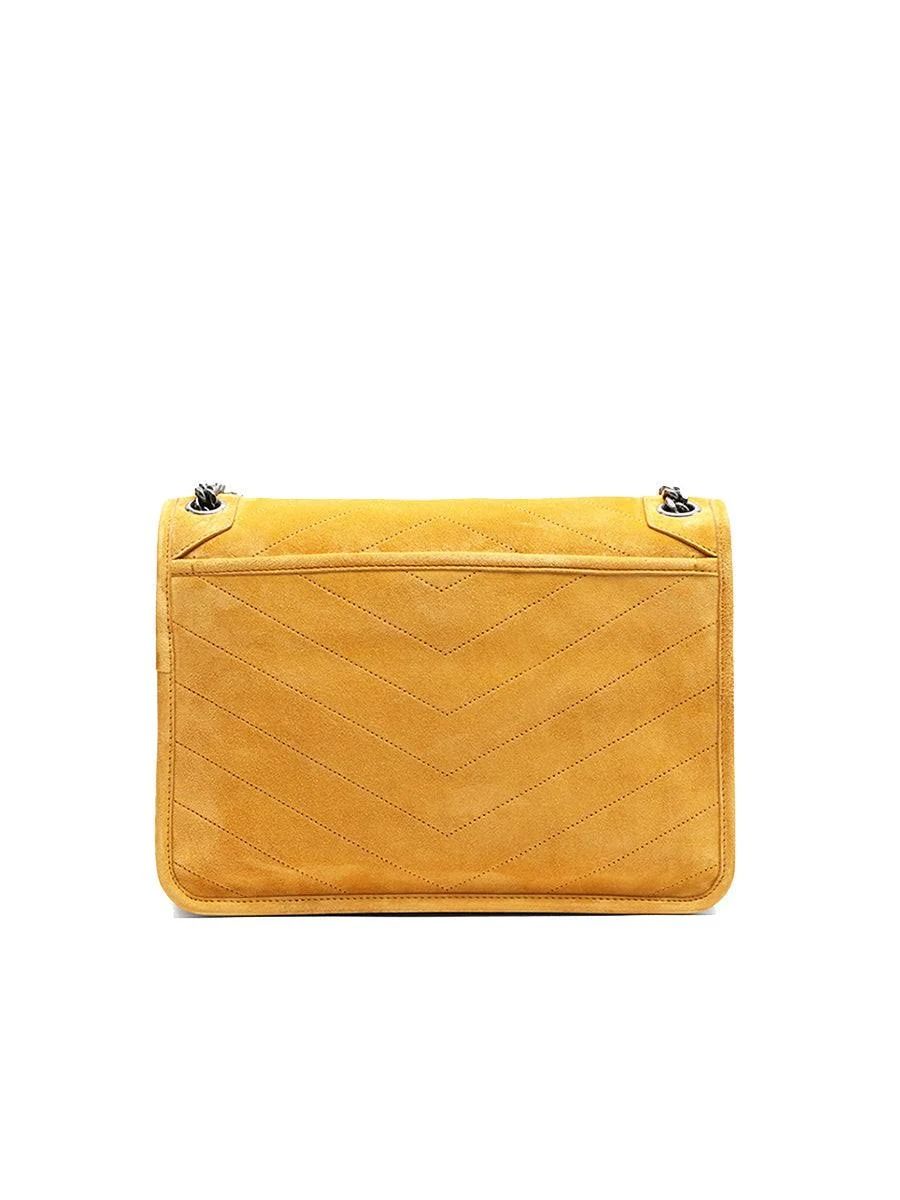 Y Niki Medium Chain Bag in Suede