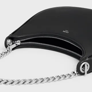 MEDIUM AVA CHAIN IN SMOOTH CALFSKIN BLACK