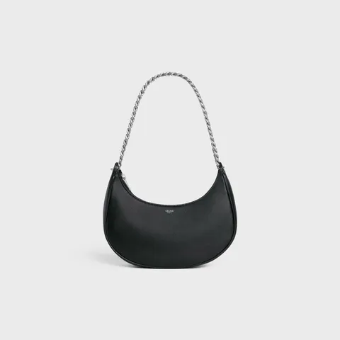 MEDIUM AVA CHAIN IN SMOOTH CALFSKIN BLACK