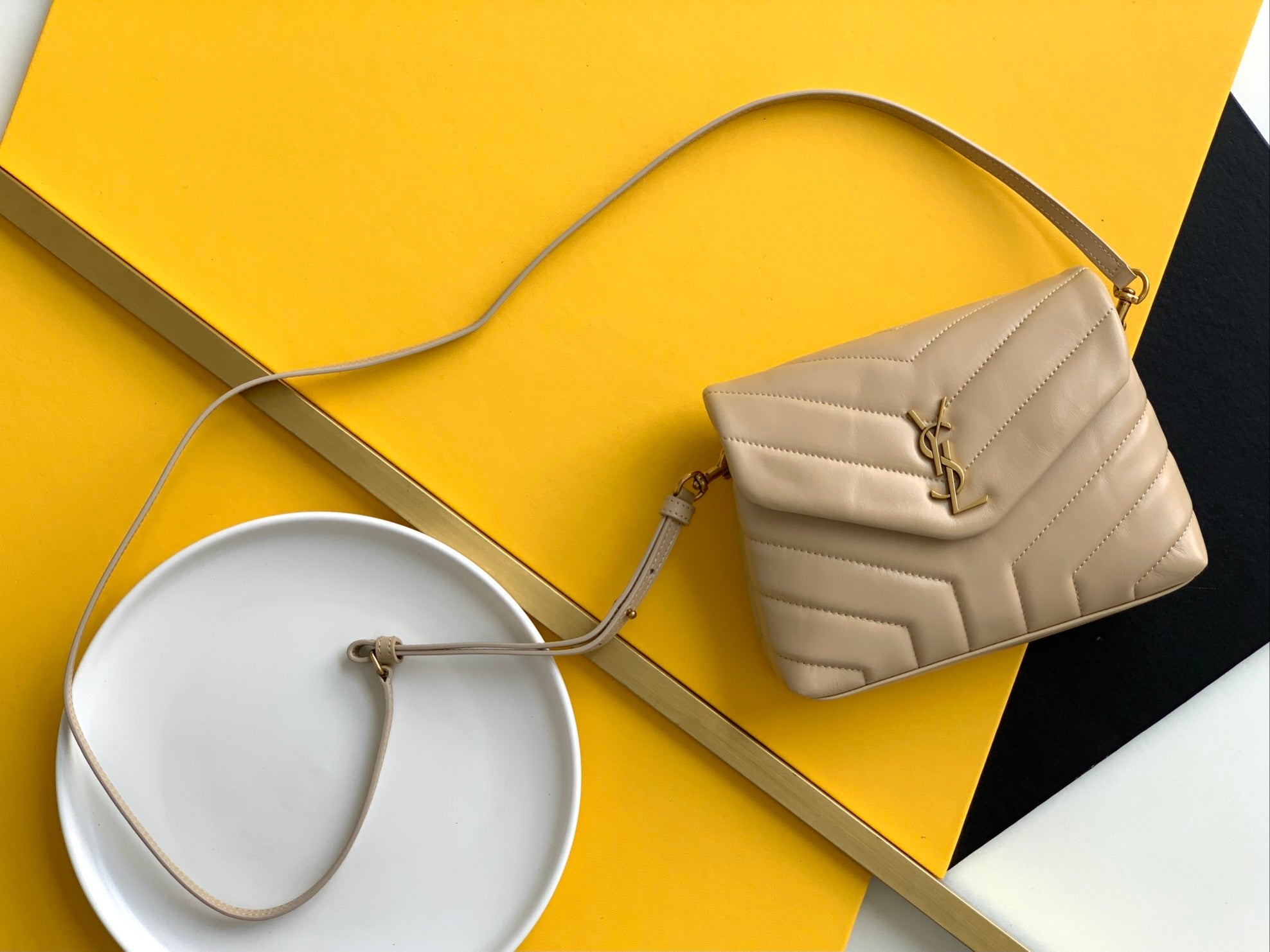 Y Loulou Toy Bag In Matelasse  Y Leather